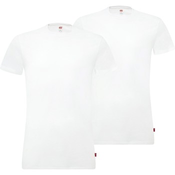 Levis 2P Base Crew Neck T-shirt Hvid bomuld Medium Herre