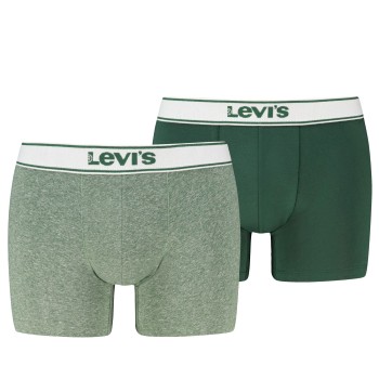 Levis 2P Base Vintage Boxer Grøn bomuld Small Herre