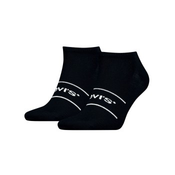 Levis Strømper 2P Organic Cotton Ankle Sock Sort Str 39/42