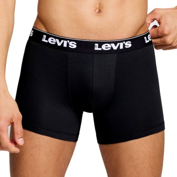 Levis 3P Repeat Logo Boxer Brief Multi Sort bomuld Medium Herre