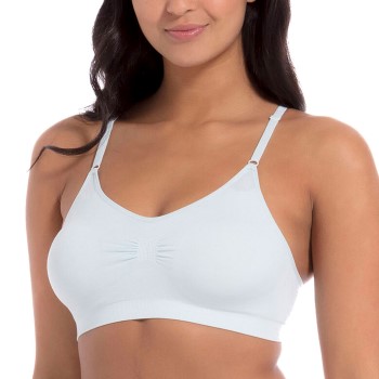 Magic BH Comfort Bra Spaghetti Straps Bamboo Lyseblå Small Dame