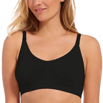 Magic BH Comfort Spagetti Bra Sort polyamid Large Dame