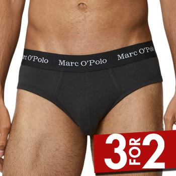 Marc O’Polo Marc O Polo Basic Briefs 3P Sort bomuld Medium Herre
