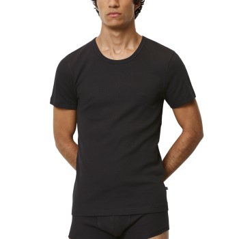 Marc O’Polo Marc O Polo Basic Men Crew Neck Shirt 2P Sort bomuld Small Herre