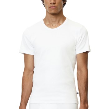 Marc O’Polo Marc O Polo Basic Men Crew Neck Shirt 2P Hvid bomuld Large Herre