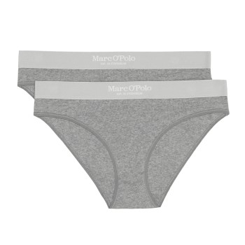Marc O’Polo Marc O Polo Casual Brief Trusser 2P Grå bomuld X-Large Dame