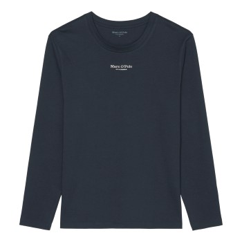 Marc O’Polo Marc O Polo Long Sleeve Round Neck Shirt Marineblå bomuld Medium Herre