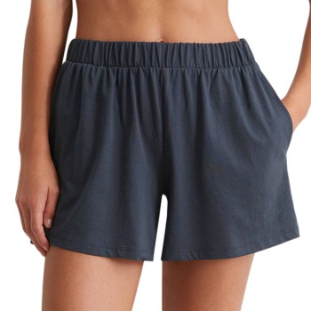 Marc O’Polo Marc O Polo Lounge Shorts Marineblå bomuld Small Dame