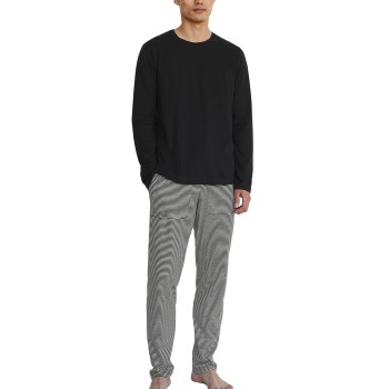 Marc O’Polo Marc O Polo Men Crew Neck Lounge Set LS Sort bomuld XX-Large Herre