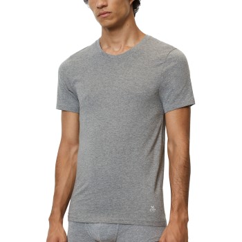 Marc O’Polo Marc O Polo Men Crew Neck Shirt 2P Grå bomuld Small Herre