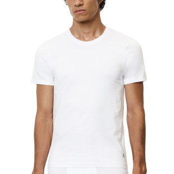 Marc O’Polo Marc O Polo Men Crew Neck Shirt 2P Hvid bomuld Medium Herre