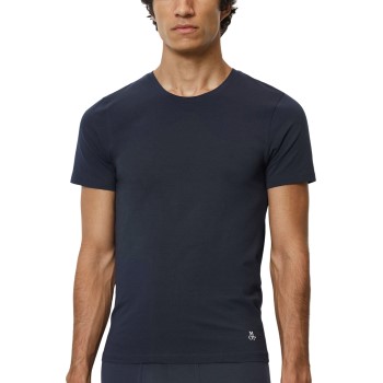Marc O’Polo Marc O Polo Men Crew Neck Shirt 2P Marineblå bomuld Large Herre