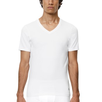 Marc O’Polo Marc O Polo Men V-Neck Shirts 2P Hvid bomuld X-Large Herre
