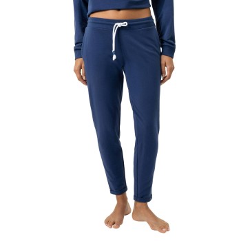 Mey Cozy Nights Ankle Pants Navy bomuld Large Dame