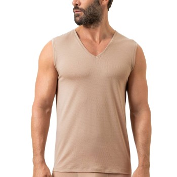 Mey Dry Cotton Breeze Muscle Shirt Beige Medium Herre
