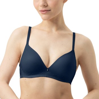 Mey BH Luxurious Wireless Bra Midnatsblå polyamid B 80 Dame