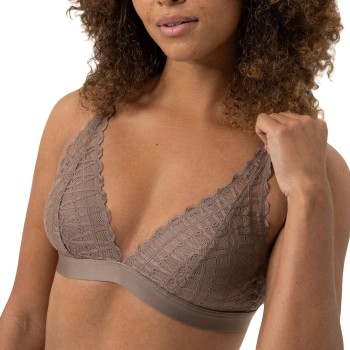 Mey BH Poetry Temptation Lace Triangle Bra Lysbrun  X-Small Dame