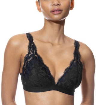 Mey BH Poetry Vogue Triangle Bra Sort polyamid X-Small Dame