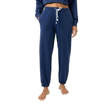 Mey Solid Love Ankle Lounge Pants Navy bomuld Medium Dame