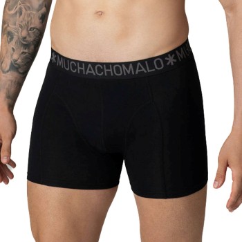Muchachomalo 7P Hello Moonlight Boxer Sort bomuld Small Herre