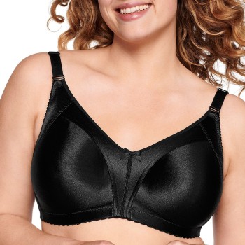NATURANA BH Heritage Minimizer Soft Bra Sort polyamid F 80 Dame