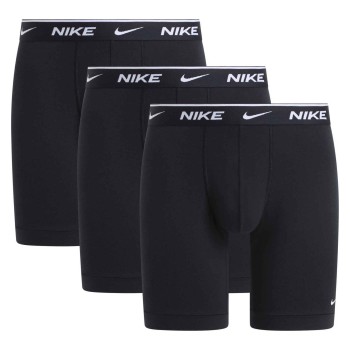 Nike 3P Essentials Cotton Stretch Boxer Long Sort bomuld Small Herre