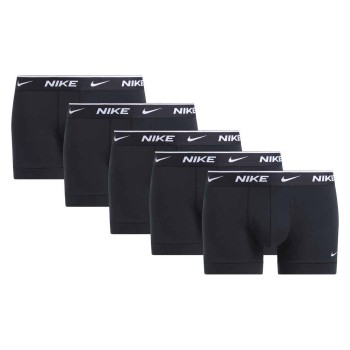 Nike 5P Essentials Cotton Stretch Trunk 314 Sort/Grå bomuld Large Herre