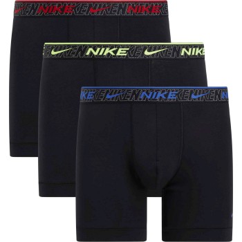 Nike 6P Everyday Essentials Cotton Stretch Boxer Blå/Rød bomuld Small Herre