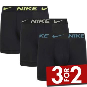 Nike 3P Everyday Essentials Micro Boxer Brief Sort polyester X-Large Herre