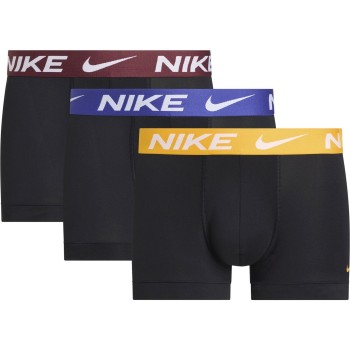 Nike 3P Everyday Essentials Micro Trunks Sort/Gul nylon Large Herre