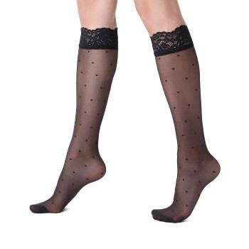Oroblu Strømpebukser Sweetie 20 Sheer Knee-Highs Sort polyamid One Size Dame