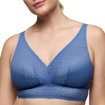 PrimaDonna BH Montara Full Cup Wireless Bra Blå polyamid D 85 Dame