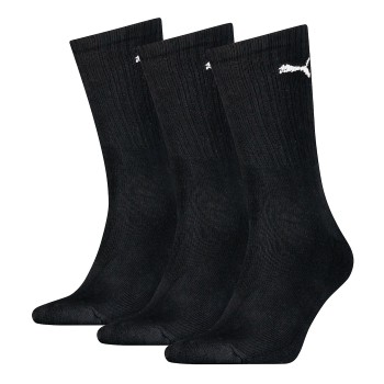 Puma Strømper 3P Unisex Light Crew Socks Sort Str 47/49