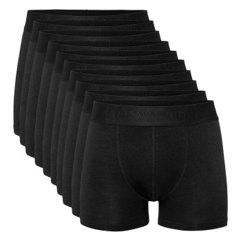 Resteröds 10P Gunnar Cotton Boxer Sort økologisk bomuld Large Herre