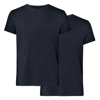 Resteröds 2P Organic Cotton Crew Neck Marineblå økologisk bomuld X-Large Herre