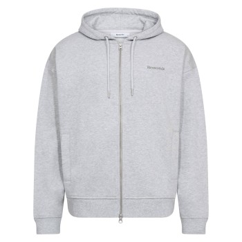 Se Resteröds Rick Zip Hoodie Grå bomuld X-Small Herre hos Timarco