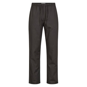 Resteröds Sandman Pyjama Pants Gråstribet bomuld Large Herre