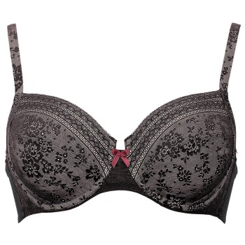 Rosa Faia BH Fleur Underwire Bra Sort polyamid J 75 Dame
