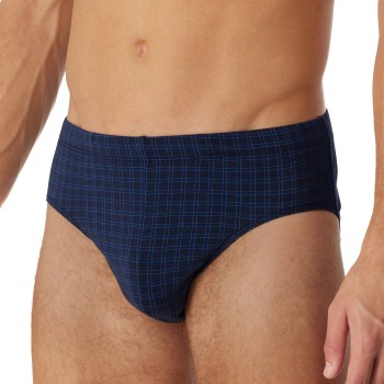Schiesser Cotton Casuals Brief Mørkblå økologisk bomuld 4XL Herre