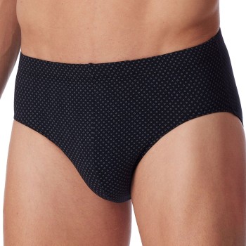 Schiesser Cotton Casuals Mini Brief Sort økologisk bomuld Large Herre