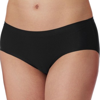 Schiesser Trusser Invisible Cotton Hipster Sort 34 Dame