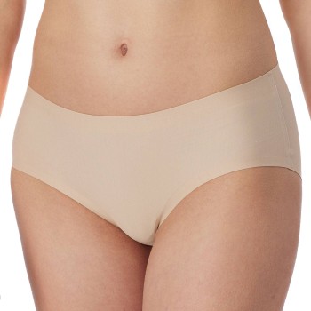 Schiesser Trusser Invisible Cotton Hipster Beige 42 Dame