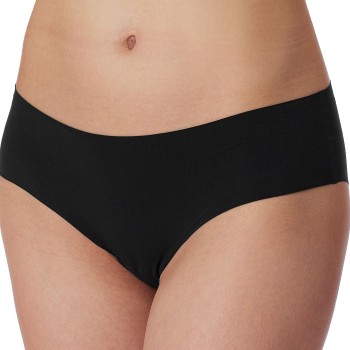 Schiesser Trusser Invisible Light Hipster Sort 40 Dame