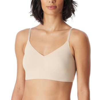 Schiesser BH Invisible Soft Bustier Padded Bralette Beige 38 Dame