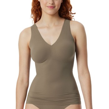 Schiesser Invisible Soft Microfiber Strap Top Oliven 40 Dame