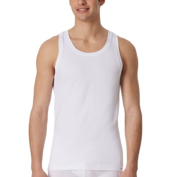 Schiesser Long Life Cotton Undershirt Hvid bomuld Medium Herre