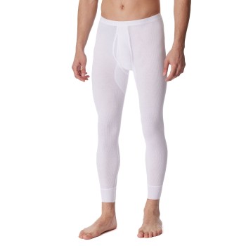 Schiesser Long Underpants With Fly 3XL-4XL Hvid bomuld 4XL Herre