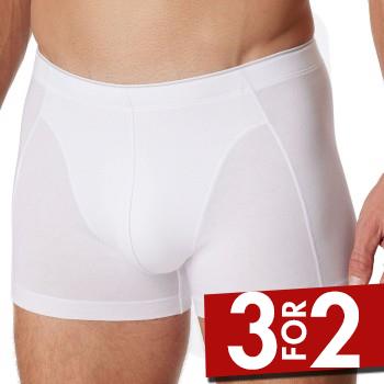Schiesser Organic Cotton Boxer 3XL-4XL Hvid økologisk bomuld 3XL Herre