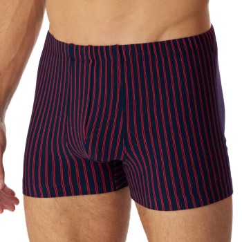 Schiesser Organic Cotton Boxershort Rød/Blå bomuld Small Herre