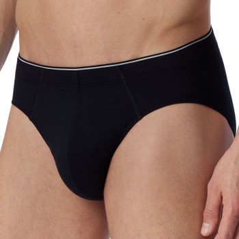 Schiesser Organic Cotton Mini Brief 3XL-4XL Sort økologisk bomuld 3XL Herre